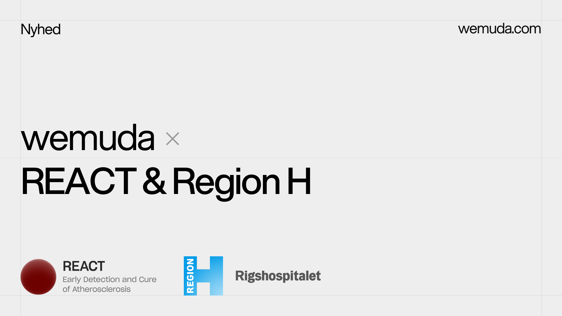 Wemuda partnerskab med REACT Wear-studiet